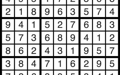 Sudoku Solution – Nov 2