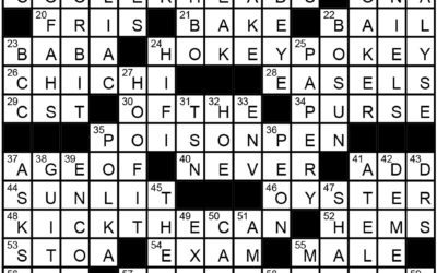 “Jailhouse Mock” | Crossword Solution