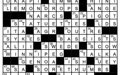 “One Day at a Time” | Crossword Solution