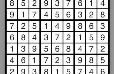 Sudoku | March 20 Solution