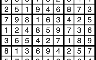 Sudoku | August 21 Solution