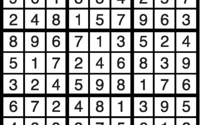 Sudoku | October 2 Solution