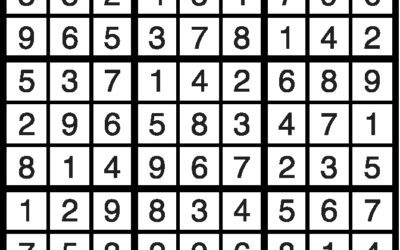 Sudoku | October 30 Solution