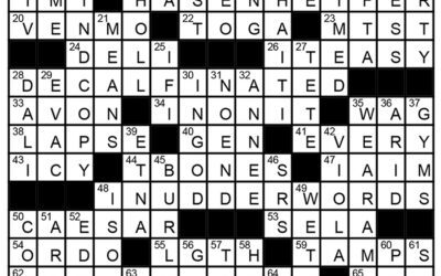 “This is Steer Lunacy” | Crossword Solution Nov 27