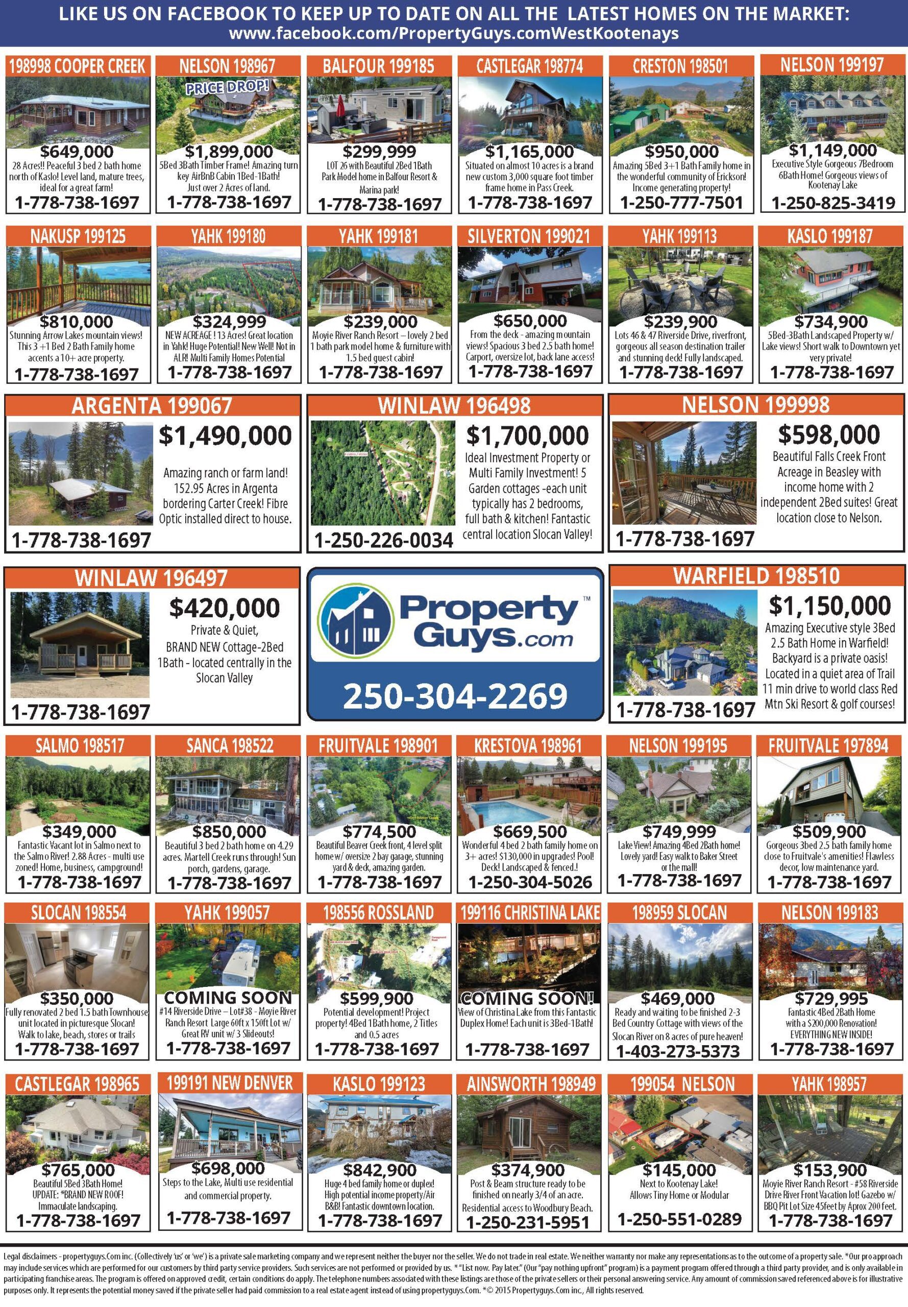 Property Guys Jan 22 Pennywise Classified Ads
