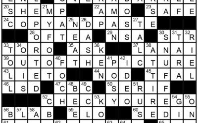 “Two-way Talk” | Crossword Solution Feb 19