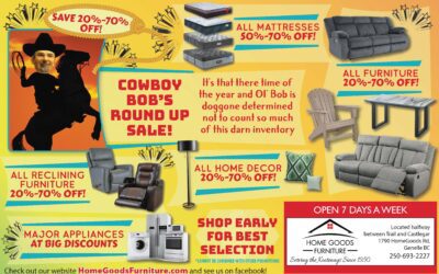 Home Goods – Cowboy Bob’s Roundup Sale