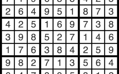 Sudoku Solution – May 13